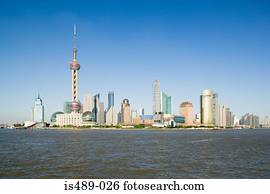 pudong, skyline