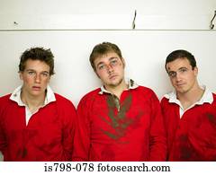 machucado, jogadores rúgbi