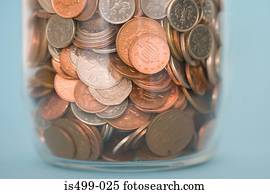 Change in a jar