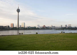 dusseldorf, mídia, porto