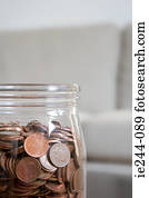Pennies in a jar