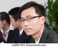 Businessman in meeting
