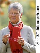 Portrait of a senior woman