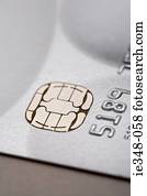 Close up of credit card