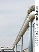 industrial, metal, tubagem