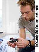 Student with credit card