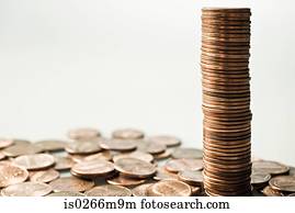 Stack of coins