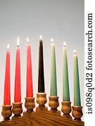 kwanzaa, velas