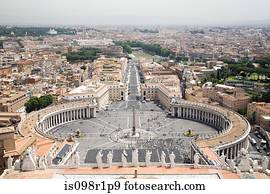 Elevated view of st marks square