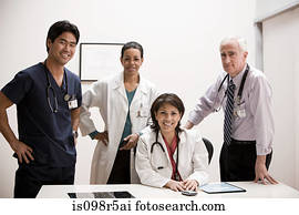 doutores, em, escritório