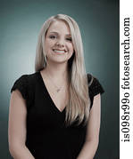 menina, com, gelado, chaga