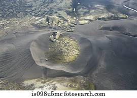 Iceland, lakagigar, volcanic crater