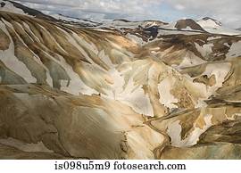 islândia, landmannalaugar, hekla, vulcão