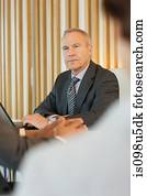 Businessman in meeting