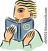 reading a book reading a book
