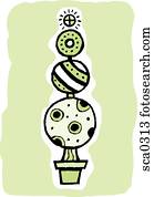 topiary, árvore natal