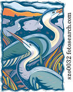 two herons two herons
