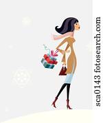 winter shopping winter shopping