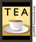 להבל כוס של תה