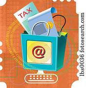 online, imposto forma