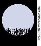 אור ירח, מפלגה