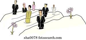 garden of business people garden of business people