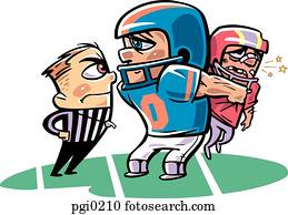 jogadores futebol americano, e, treinador