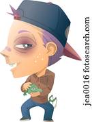 Portrait of a young boy