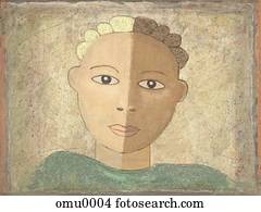 A boy that is part african american, part caucasian A boy that is part african american, part caucasian