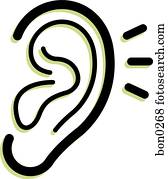 Illustration of an ear
