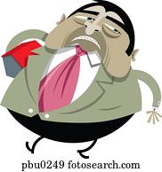 een, zakenman, vasthouden, een, woning