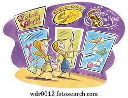 שתי נשים, קניות