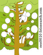 An empty family tree