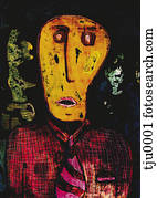 A portrait of a tormented businessman A portrait of a tormented businessman