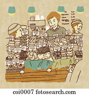 um, ocupado, panificadora