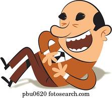 A man on the floor laughing A man on the floor laughing