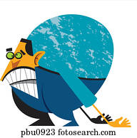 um, homem, com, um, redondo, corporal