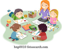 Clipart of Early childhood education around the world bnp0001 - Search ...