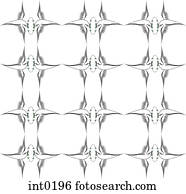 padrão, de, pássaros