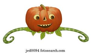 um, abóbora, com, um, corporal