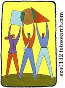 geschäftsleute-gut anderen formen