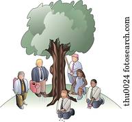 preocupando, a, meio ambiente