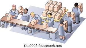 trabalhadores fábrica