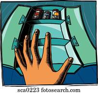 mão, alcançar, farmacêutica