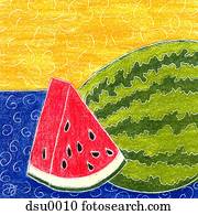 fresh watermelon