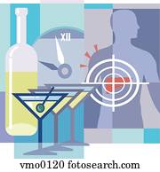 סכנות, של, כוהל