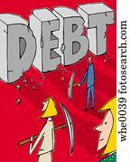 chipping away at debt