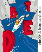 kayaking through debt