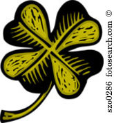 quatro trevo folha