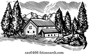 cabin in the woods b/w cabin in the woods b/w
